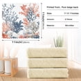 thumbnail image 6 of Yayeee 6 Pack Kitchen Dish Cloths for Washing Dishes Soft Absorbent Microfiber Towels, White Sea Plants, 6 of 9