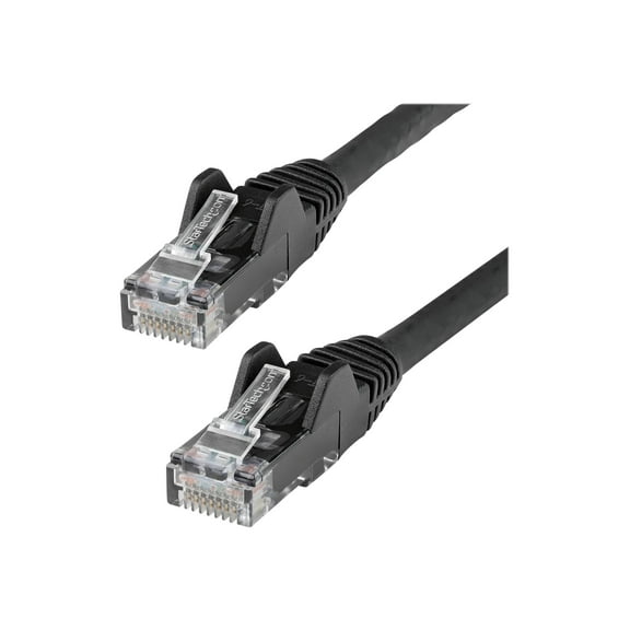 StarTech 50 ft Black Snagless Cat6 UTP Patch Cable
