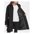 thumbnail image 3 of DKNY Womens Black Coat Petites Size: PM, 3 of 3