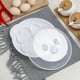 thumbnail image 2 of WORGEOUS 1 pieza de utensilios para hornear de cocina, horno microondas, vaporizador de huevos, molde para huevos en forma de corazón (blanco), 2 of 7