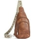 thumbnail image 1 of Bolso bandolera BOSTANTEN de piel marrón para mujer, 1 of 8