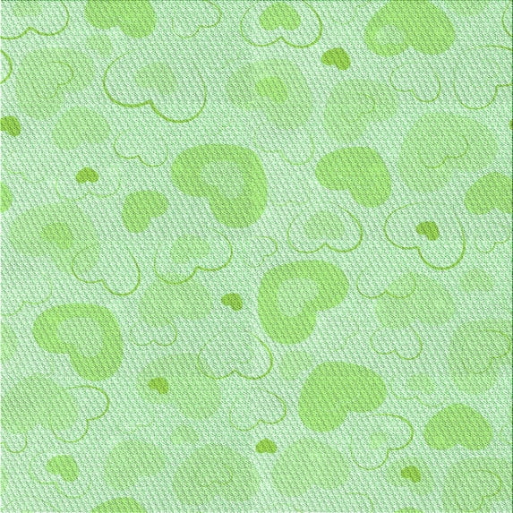 Ahgly Company Machine Washable Indoor Square Transitional Light Green Area Rugs, 6' Square