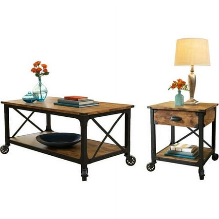 Better Homes and Gardens Rustic Country Coffee and End Table set