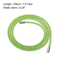 thumbnail image 2 of Unique Bargains 1.5 Yard 6 mm Rhinestone Tube Rope Diamond String for Trouser Drawstring Sweaters Green Mesh Green Diamond, 2 of 5