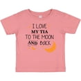 thumbnail image 3 of Inktastic I Love My Tia to the Moon and Back Boys or Girls Baby T-Shirt, 3 of 5