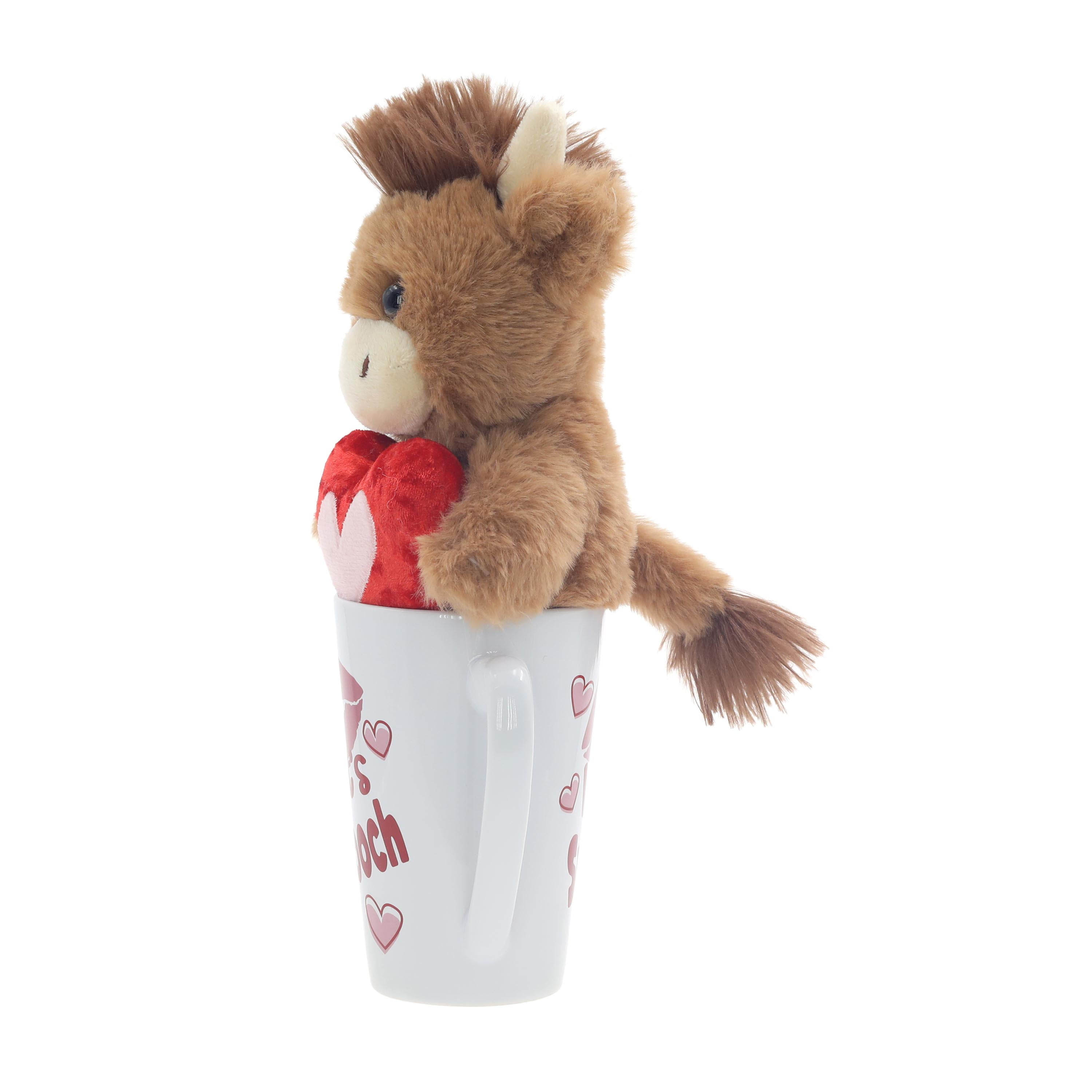 Highland Cow Plush and Valentine Mug Two-Piece Set, Way to Celebrate