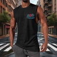 thumbnail image 5 of XUNKUSGA Tank Tops Men Cotton Sleeveless Mens T-Shirts Fashion Summer Graphic Tank Tops for Men Soft Skin Friendly Tee Shirts Mens for Gym Workout,#2,XL, 5 of 6