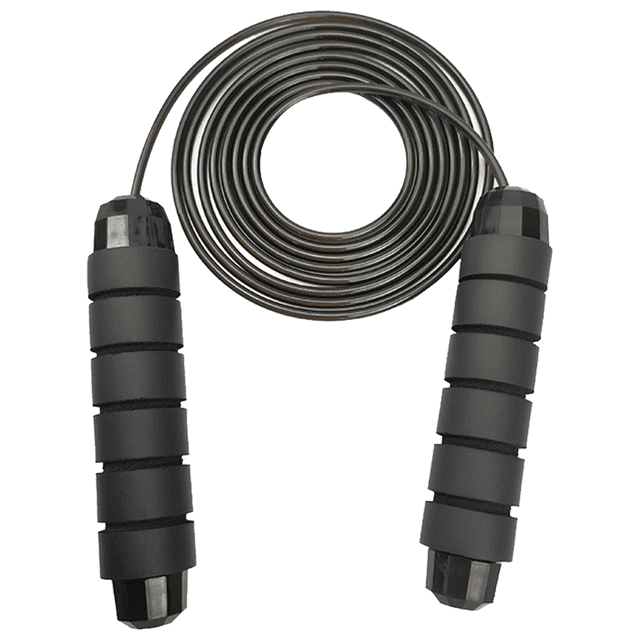 Jump rope, for Workout, Fitness - with Rapid Ball Bearing System and Memory Foam Handles