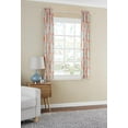 thumbnail image 2 of Mainstays Blackout Curtain Panel Pair, Set of 2, Ikat Terracotta, 30"W x 63"L, 2 of 9