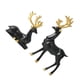 thumbnail image 1 of Monstrate de reno navideño, materiales de resina para un encanto duradero, elección de regalo, estilo único, exquisito Decoración del hogar negro, 1 of 6