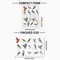 thumbnail image 2 of 1Set Little Birds Wall Stickers Cute Bird Wall Decals Nursery Wall Art Stickers Birds of Prey Wall Decor DIY Vinyl Art for Bedroom Classroom Kid's Room Playroom Decoration, 2 of 7