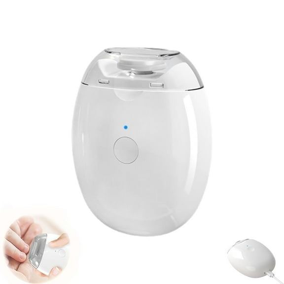 Automatic Nail Grinder & Polisher – Electric Nail Trimmer with LED Light, 3-Speed Safe & Gentle Fingernail Clipper for Adults & Seniors (1Pcs)