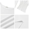 thumbnail image 5 of UVN Crewneck Blouse for Women Fall Long Sleeve T-Shirts Casual Tees Ladies Loose Tops, 5 of 8
