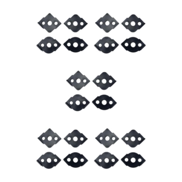 Guardoinrt Professional 4x Router Corner for Smooth Black 111x80x18mm 5Set