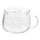 thumbnail image 1 of Taza de café con asa, transparente, para cereales de desayuno, avena, yogur y té, 1 of 7