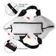 thumbnail image 4 of Balery Chili Bolsa Tote Estilo Estético con Cremalleras, Bolsa de Hombro, Bolsa de Compras Grande y Plegable, 4 of 8