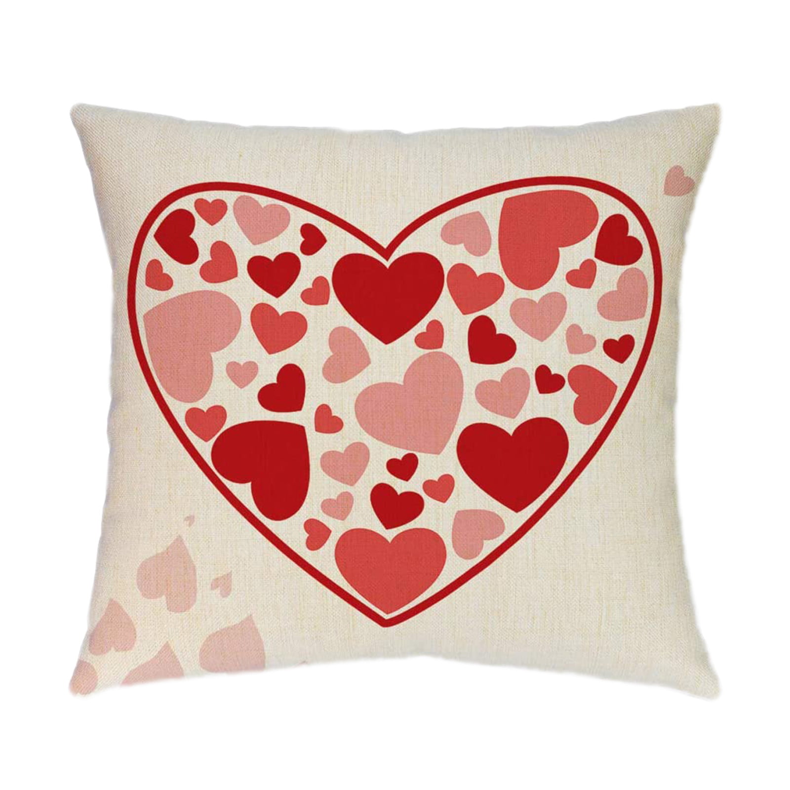 Flamingo Cotton Linen Pillow Case Throw Cushion Cover Valentine's Day Home Decor 