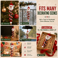 thumbnail image 4 of Crochet Christmas Tree DIY Kit, Santa Claus Holiday Craft Set for Handmade Festive Tree Decor, Creative Crochet Project for Home Tabletop Display, Seasonal Ornament Making, Style A, 4 of 7