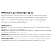 UltraCruz® Equine Detangler Spray, 1 gallon