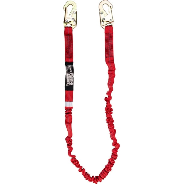 Palmer Safety Fall Protection L121133 6' Internal Shock Lanyard Single