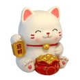 thumbnail image 3 of Hucha Hucha Estatuilla de Gato Decoración Feng Shui Caja de Ahorro de Dinero para Adultos Niños Niñas Niños Regalo de año Nuevo Chino, 3 of 9