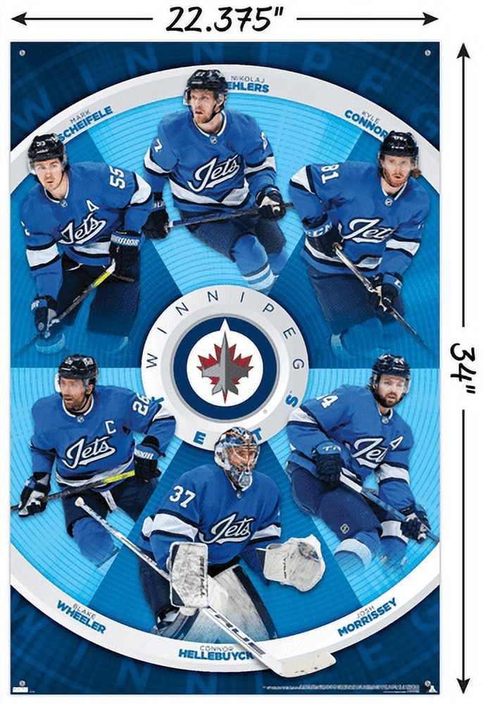 NHL Winnipeg Jets - Team 21 Wall Poster with Push Pins, 22.375" x 34"