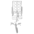 thumbnail image 1 of OULII Tricycle Crafts White Aluminum Wire Retro Desktop Decorations 1Pack for Bedroom, 1 of 8