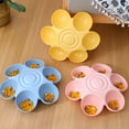 thumbnail image 4 of Walbest Flower Shape Pets Bowl Non Slip Bottom Plastic Slow Feeder Dog Bowl for Small Dogs Cat Slow Feeder Bowl Eco Friendly Durable, 4 of 7