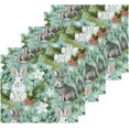 thumbnail image 3 of Easter Bunny Washcloths Set of 2-12 x 12 inch Pure Cotton Wash Cloth Highly Absorbent and Soft Fingertip Towels Face Cloths for Bath, Spa Wash cloth, 3 of 7