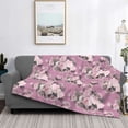 thumbnail image 2 of Naloa Rose Flowers Flannel Blankets - Thick and Warm Blanket for Winter, Soft Fuzzy Plush King Blanket for All Seasons40"x30", 2 of 6