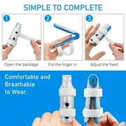 Pinkiou Finger Splint 3-Size Metal Thumb Brace, Metal Trigger Finger Splint for Arthritis Straightening Broken Finger