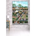 thumbnail image 2 of Retro Zoo (36x54 Giclee Gallery Art Print, Vivid Textured Wall Decor), 2 of 3
