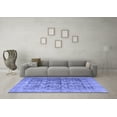 thumbnail image 3 of Ahgly Company Machine Washable Indoor Rectangle Persian Blue Traditional Area Rugs, 2' x 3', 3 of 4
