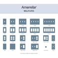 thumbnail image 3 of Placa de pared Amerelle 77TTTBN Metro Line 3 con palanca de metal fundido, 3 of 4