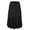 BLACK, variant on Women's Lightweight Fold Over Flared Midi Skirt M OLIVE