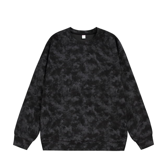 Seeotter Sweatshirt for Men Crewneck Long Sleeve Lightweight Transition Season Plus Size Pullover Y2K Fall Fashion Clothing