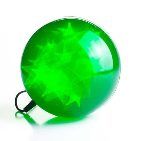 S4 Lights 36 Light Green Battery Operated LED 6" Holographic Starfire Sphere