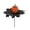 C, variant on SHURUIMA Jack O Lantern Maple Leaf Halloween Pick, Durable Fall Harvest Floral Stem Decor, 7.5 X 7 Inch 5 Tone Pumpkin Vase Filler Ornament, 1 Piece