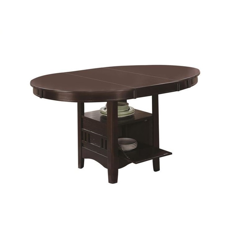 Coaster Lavon Dining Table with Storage in Espresso
