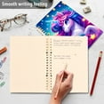 thumbnail image 2 of Cartoon Unicorn Rainbow Stars Spiral Journal Notebook College Ruled Notebook 8.3" x 5.7" A5 Lined Thick Paper Page, 2 of 6