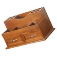 thumbnail image 3 of OULII Wooden Drawer Type Organizer for Home Light Brown Storage Container with Design 6.3x4.7x5.9 Inches, 3 of 8