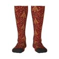thumbnail image 1 of Balery Christmas Tree On A Red Background Calcetines novedosos Calcetines deportivos Calcetines hasta la rodilla Calcetines de algodón Calcetines originales y geniales, 1 of 6