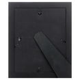 thumbnail image 6 of Gallery Solutions 8"x10" Picture Frame - Tabletop or Wall Mount - for 5"x7" Photos with Double White Mat, Black, 6 of 8