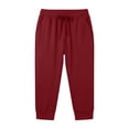 thumbnail image 7 of Posijego Women's Plus Size Capri Sweatpants Elastic High Waisted Drawstring Athletic Outdoor Running Joggers Pants with Pockets, 7 of 7