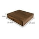 thumbnail image 4 of Caja de madera con tapa y cerradura, organizador vintage de pequeñas cajas para guardar regalos. Los 255x245x6cm, 4 of 7