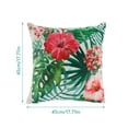 thumbnail image 7 of Relax love Square Pillow Cases Outdoor Waterproof Tropical Plants Waterproof Canvas Cushion Case for Outdoor Patio Garden Blench Tent Living Room,set one, 7 of 7