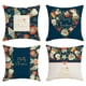 thumbnail image 1 of Juego de 4 fundas de almohada decorativas navideñas cuadradas de lino para decoración de Año Nuevo YX1014-9, 1 of 8
