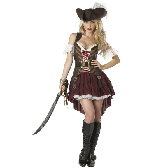 California Costumes Sexy Swashbuckler Pirate Women's Halloween Fancy-Dress Costume for Adult, M (8-10)