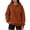 Brown,#060, variant on Women Oversized Hoodies Fall Outfits | Gentle Skin Feel, Aesthetic Drop Shoulder, Large Kangaroo Pocket, Seamless Daily Outfit Match,S