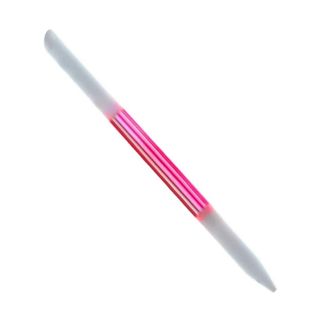 lionlar Glass Cuticle Pusher Professional Precision Filing Cuticle Remover Tool for Home Pink